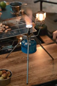 Khung mở rộng giá đỡ bếp gas Campingmoon Z01 | Kiềng bếp gas cắm trại