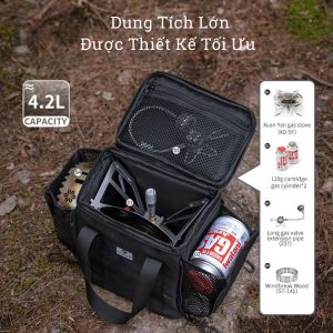 Campingmoon BKXD-5F-B Túi Đựng Gas Ngoài Trời – Túi Đa Năng Cho Bếp & Phụ Kiện