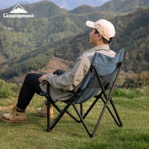 Ghế camping gấp gọn Campingmoon F-1003C | Khung hợp kim nhôm, kèm túi đựng, chịu tải đến 150kg