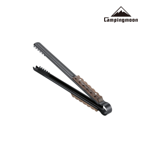 Kẹp thức ăn, kẹp đồ nướng BBQ Campingmoon MS-40 | BKMS-41 Kẹp tay cầm bọc gỗ cao cấp, cách nhiệt
