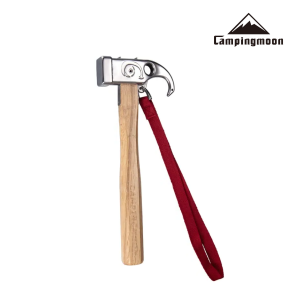 Búa cắm trại Campingmoon C6, thép không gỉ, cán gỗ, đầm chắc tay
