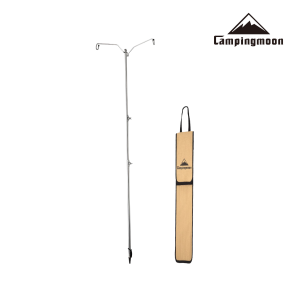 Cọc treo đèn cắm trại Campingmoon D-240 Thép không gỉ độ cứng cao, kèm túi vải