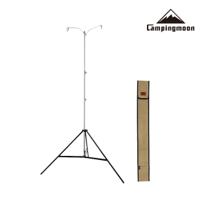 Cọc treo đèn cắm trại Campingmoon  D-243 - 3 Chân ,Thép không gỉ độ cứng cao, kèm túi vải