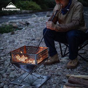 Ống thổi lửa campingmoon BKMS-43 | Chất liệu hợp kim nhôm cao cấp, có túi đựng đi kèm