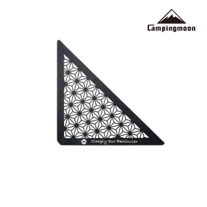 Tấm kết nối góc mở rộng bằng nhôm Bộ 4 món Đen Campingmoon T-229-6C-4P