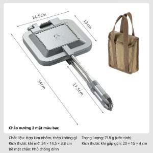 Chảo Nướng Bánh Mì Sandwich Đa Năng Campingmoon BKTT-1315/TT-1315