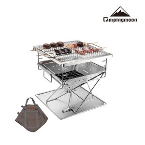 Bếp nướng cao cấp Campingmoon MT-035 chất liệu inox 304 sử dụng bền bỉ vượt thời gian