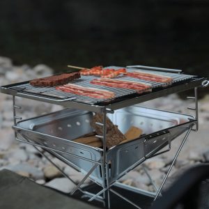 Bếp nướng cao cấp Campingmoon MT-045 chất liệu inox 304 sử dụng bền bỉ vượt thời gian