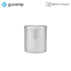 Cốc Titanium 2 lớp có nắp Keith Titanium Ti3301 / Ti3303